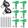 15 Pcs Sprayer Tips Set,7 Pcs High Pressure Reversible Spray