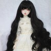 Ball Jointed Doll Wig Curly Soft Heat Resistant Trimmable Soft