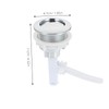 Housoutil 1pc Toilet Button Toilet Supplies Bottom Flush Toilet Push