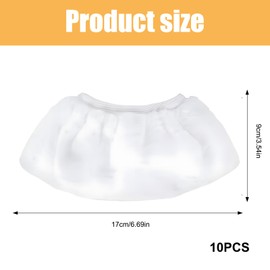 10 PCS of Microfibre Cloth Cover Pads,Washable Steam Cleanercloths Replacement Covers Practical Mop Pads Cloths Washable Replaceable (17 * 9 CM）