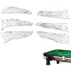 Billiards Table Pocket, 6Pcs/Set Billiards Mesh Pockets, Premium Nylon Durable