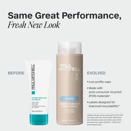 Paul Mitchell Sheer Hydration Conditioner, Moistures + Adds Shine, For Dry Hair, 10.14 fl oz