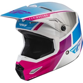 Fly Racing 2022 Adult Kinetic Drift Helmet (Pink/White/Blue, XX-Large)