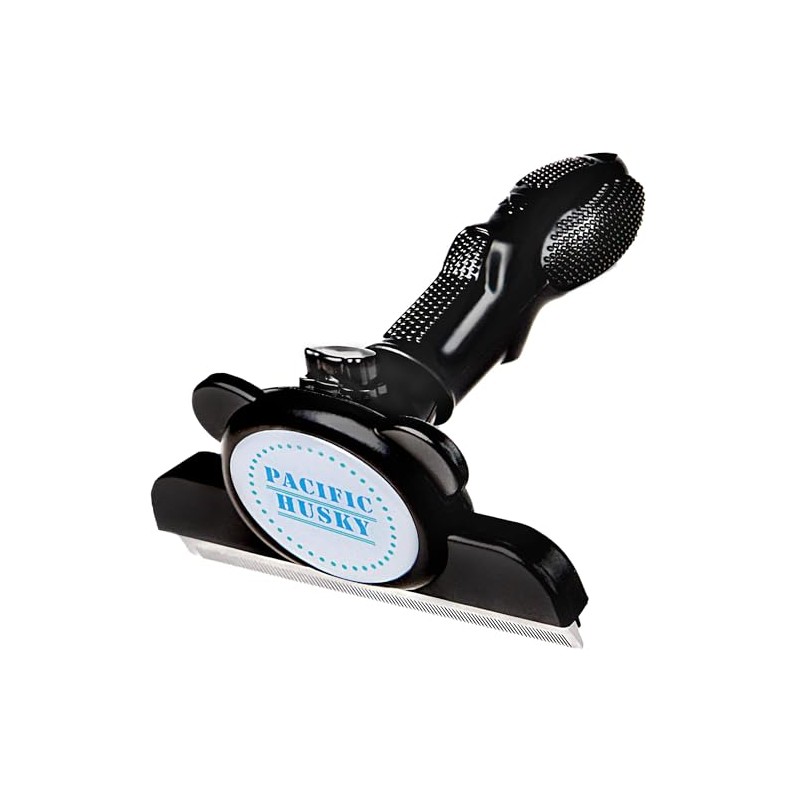 Pacific Husky Pet's Shedding Brush - Self Cleaning DeShedding Tool