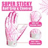 GIAMZONP Youth Football Gloves, Sticky Football Receiver Glove for Kids,