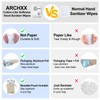 ARCHXX Cotton-Like Softness Hand Sanitizer Wipes, 200 Count, Individually Wrapped