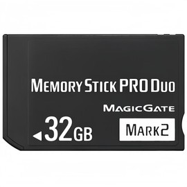 HSANYIUR Original 32GB Memory Stick Pro Duo Mark2 - PSP 1000 2000 3000 Accessories - Camera Storage Card - High Speed