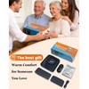 Shoulder Heating Pad with Massager & Magnetic Remote, Cordless Heating