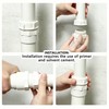 TALEGEN 5 Pack 2" PVC Fittings, 2 inch NPT Male