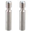 2Pcs All-Metal Stainless Steel Nozzle Throat Feeding Tube With Teflon