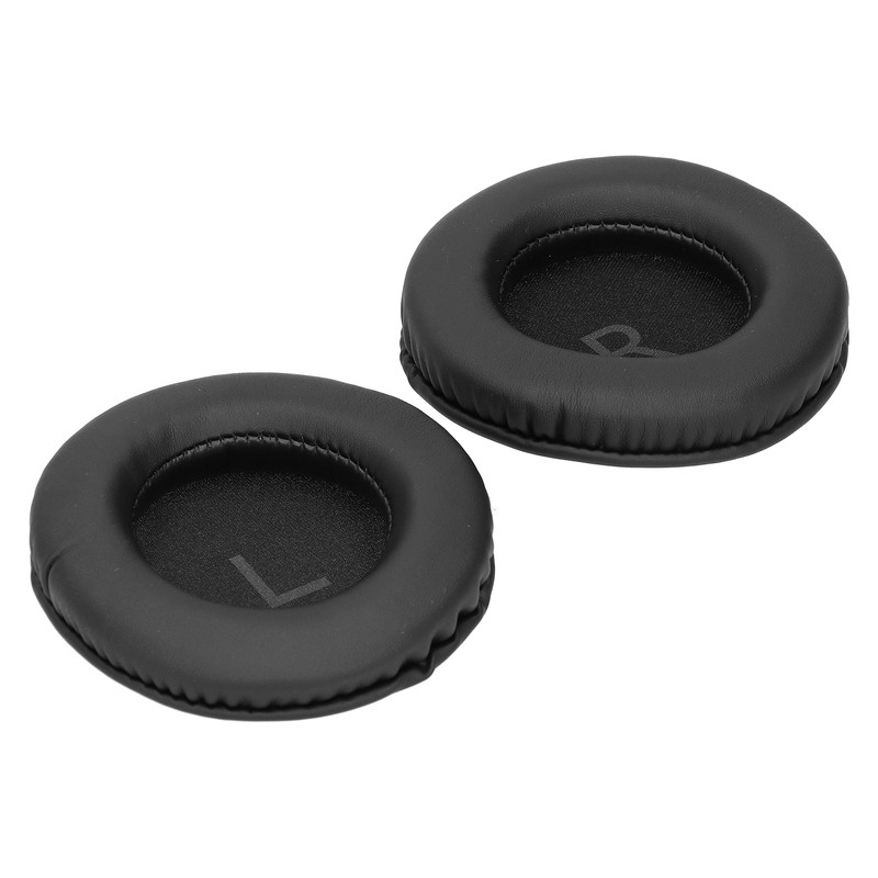 Universal Headphone Ear Cover Artificial Leather Foam Sleeve Round Earpad