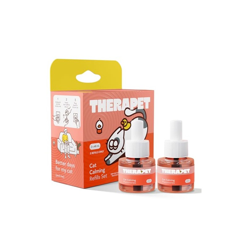 TherapetMD Cat Calming Diffuser Refill Kit (2-Pack, 60-Day Supply) –