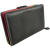 Golunski Ladies Tab Flap Over Leather Purse/Wallet Graffiti Change Gift