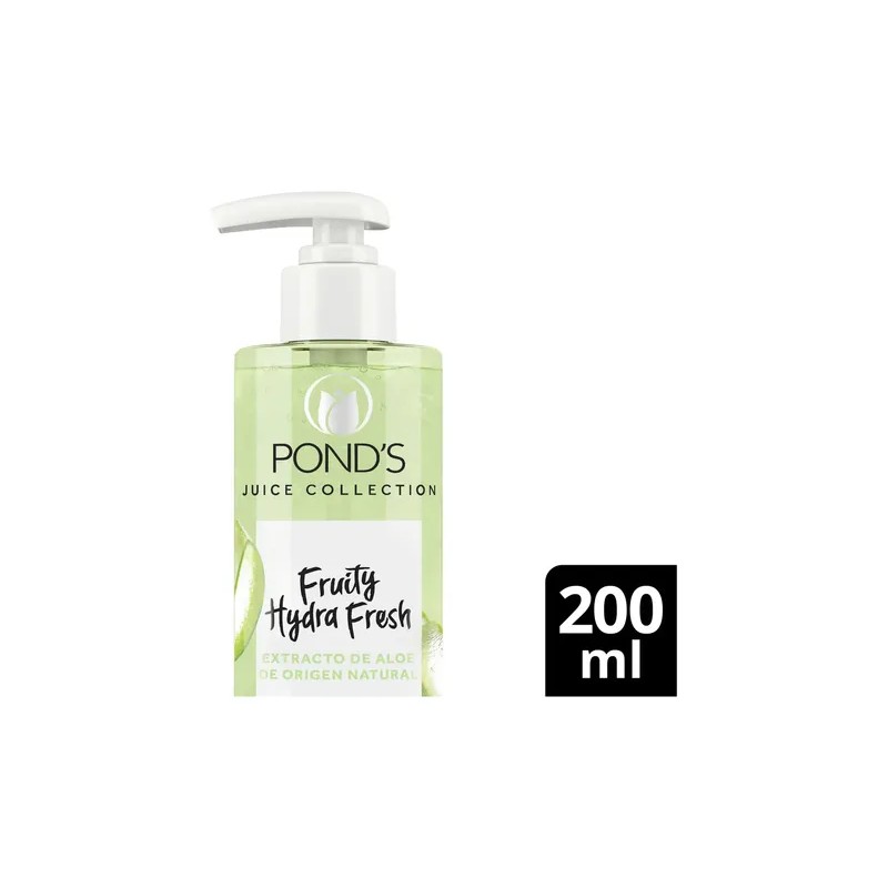 Ponds Gel Limpiador Facial Fruity Hydra Fresh Aloe 200 Ml