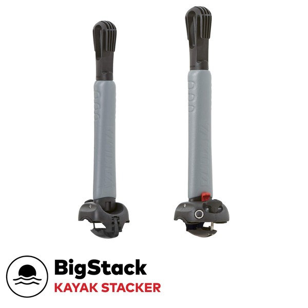 YAKIMA - BigStack Rooftop Mounted Boat Rack for Vehicles, Carries Up To 4 Boats