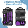 sourcing map 123 in 1 Magnetic Precision Screwdriver Set Electronics
