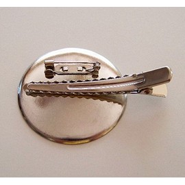 Carnation Artificial Flower Hair Clip/Pin Brooch (Pink)