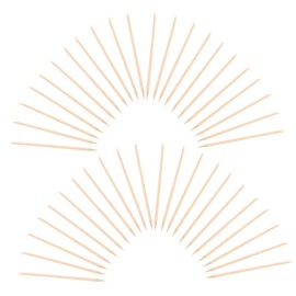 FOMIYES 100pcs Wooden Nail Sticks Cuticle Remover Tool for Manicure Pedicure Durable Orange Wood Sticks for Nail Art and Cleaning for Professionals and Home Use