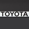 KA Chrome T304 SS License Plate Frame Tag Toyota Black