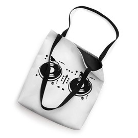 Two-Channel DJ Controller Sketch Tote Bag