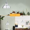 Chrome Ceiling Light Shade Metal Kitchen Lamp Shade Pendant Lighting