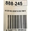 Hitachi 8 PACK Metabo HPT Hitachi 888245 Nylock Hex Socket