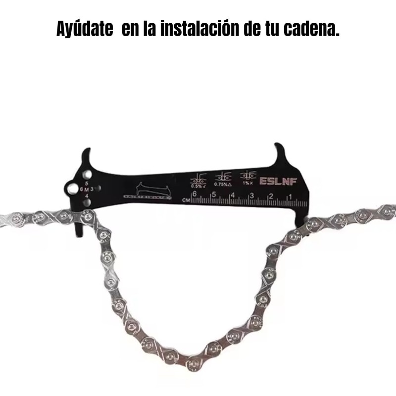 4MyBike Medidor Profesional Indicador de Desgaste de Cadena de Bicicleta