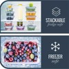Pro 24-Piece Food Storage Containers Set | Airtight, Leakproof &