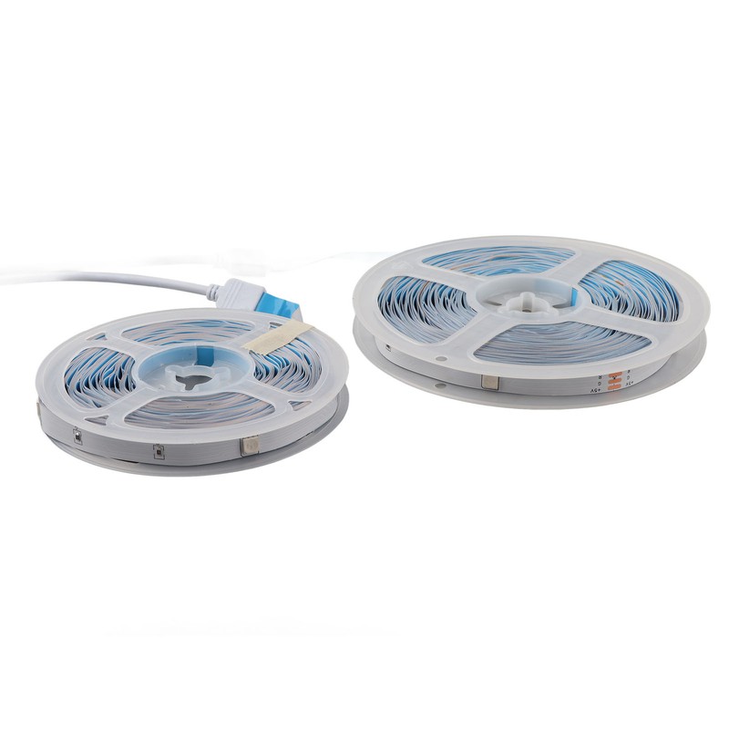 LED RGB Strip Light 5V Button Control Tape Light Color