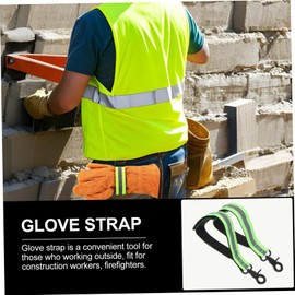 Gatuida 4sets Firefighter Glove Strap Firefighter Glove Clip Accessory Portable Design 2pcs*4