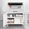 Metal Printer Stand with File Storage Cabinet, Printer Cabinet File