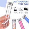 45ml Plastic Test Tubes Transparent Clear Bath Salt Tubes 25x140mm