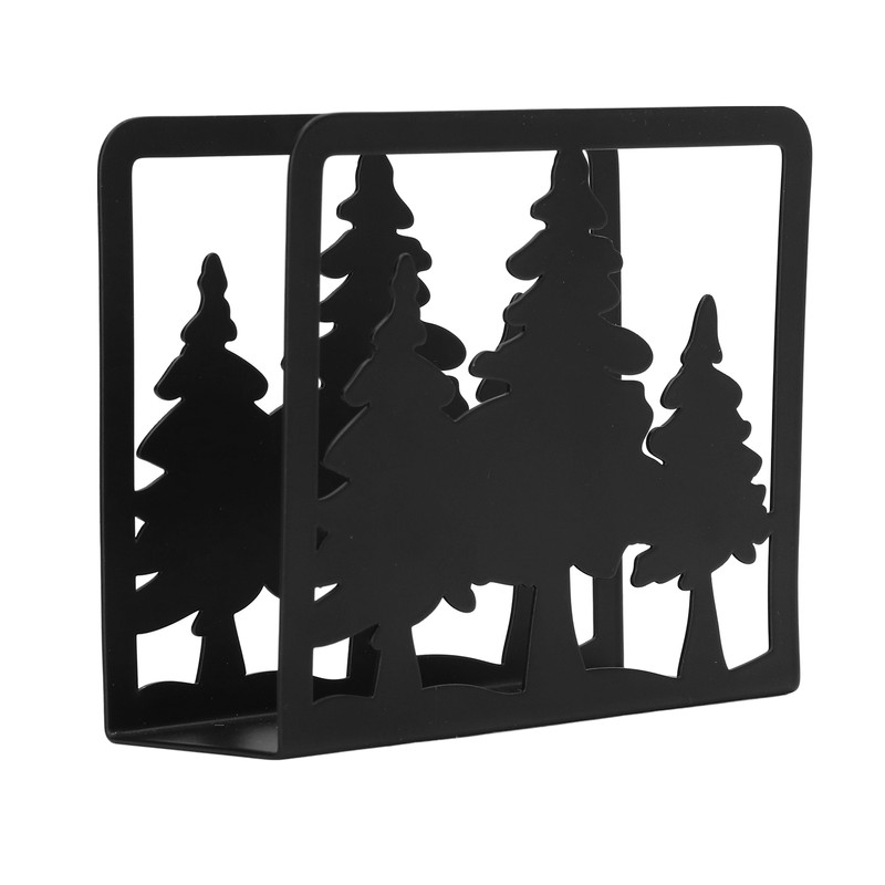 2pcs Tree Napkin Holder Hollow Out Tree Pattern Thickened Nonslip