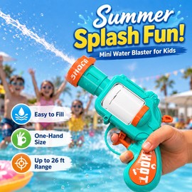 Mini Water Blaster Toy for Summer Games – Compact Easy-Fill Soaker for Beach & Pool Parties