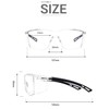 Maxjuli Goggles Lab Safety Glasses,Over The Glasses Design and UV