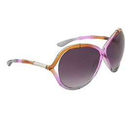 FancyG® Fashion Style Designer Inspired Tri-Colored Glasses Frame UV Protection Sunglasses Frame Ladies Fashion Eyewear - E