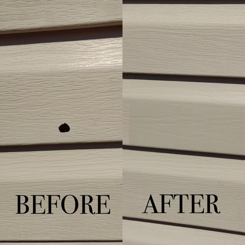 Mendyl Vinyl and Stucco Siding Repair Kit - Cover Any