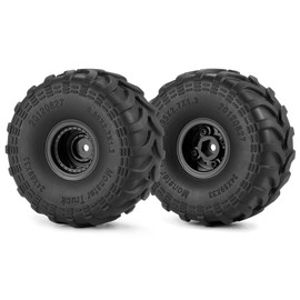 ZHRCFUN Mud Terrain Rubber Tyres Super Sticky Tyres 69 mm for 1/24 SCX24 Upgrade Parts Pack of 4