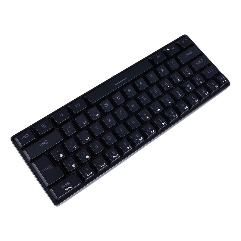 61 Keys Gaming Keyboard 2.4G Bluetooth Wired 3 Modes Keyboard