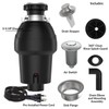 Garbage Disposal, Food Garbage Disposal with Power Cord, Stainless Steel