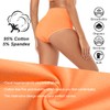 Molasus Women's Soft Cotton Underwear Briefs High Waisted Postpartum Panties