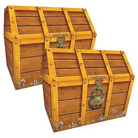 Teacher Created Resources TCR5048-2 Treasure Chest, Brown, Pack of 2