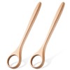 FoldTier 12 Inch Wooden Danish Dough Whisk Sourdough Whisk Dough