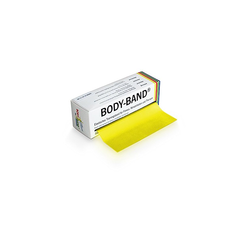 Dittmann Unisex Light Exercise Body Band, Yellow, 5.5m x 14.5