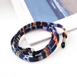 Jurxy 6 Stück Brillenkette Grobe Baumwolle Brillen Kette Sport Brillenbänder in Ketten Brillen Hals Schnur Gläser Band Brille Cords für Damen Geschenk