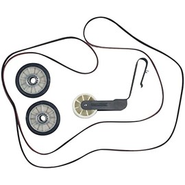 Dryer Belt Pulley Kit Compatible with Crosley CEDX463RT1, CGDX463RT1, CEDS563SQ0, CGDX463MQ0, CED137SBW0, CGDX463RT0 Dryer models
