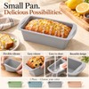 Silicone Baking Molds NonStick Rectangle Cake Pans Mini Loaf Pan