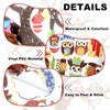 Christmas Owl Tree Window Clings Double Sided Static Vinyl Cling