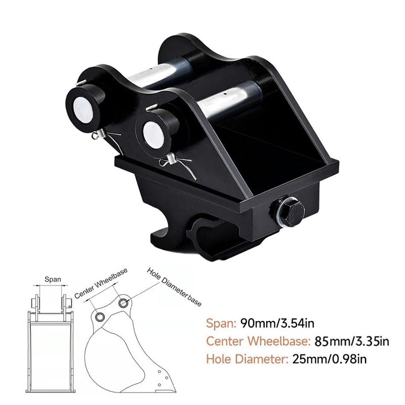 Mini Excavator Attachment Quick Coupler for Small Digger 1 to