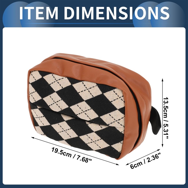 INFINAUTO Car Tissue Holder, Auto Sun Visor Napkin Holder, Car